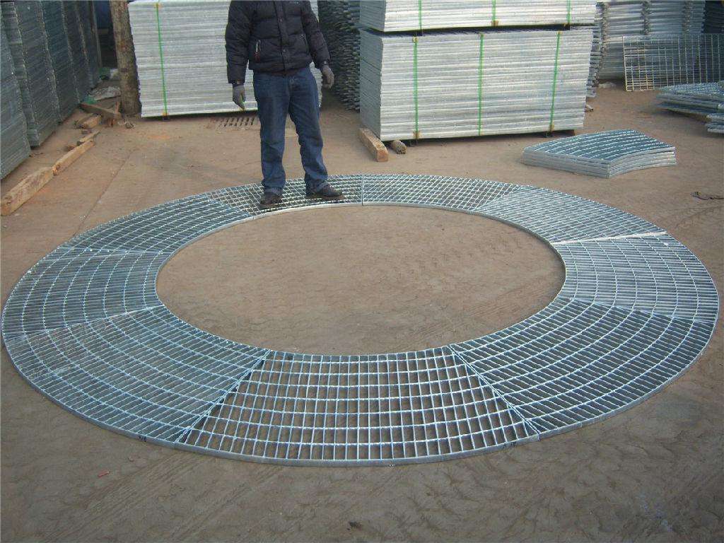 吸收塔扇形平臺鋼格板