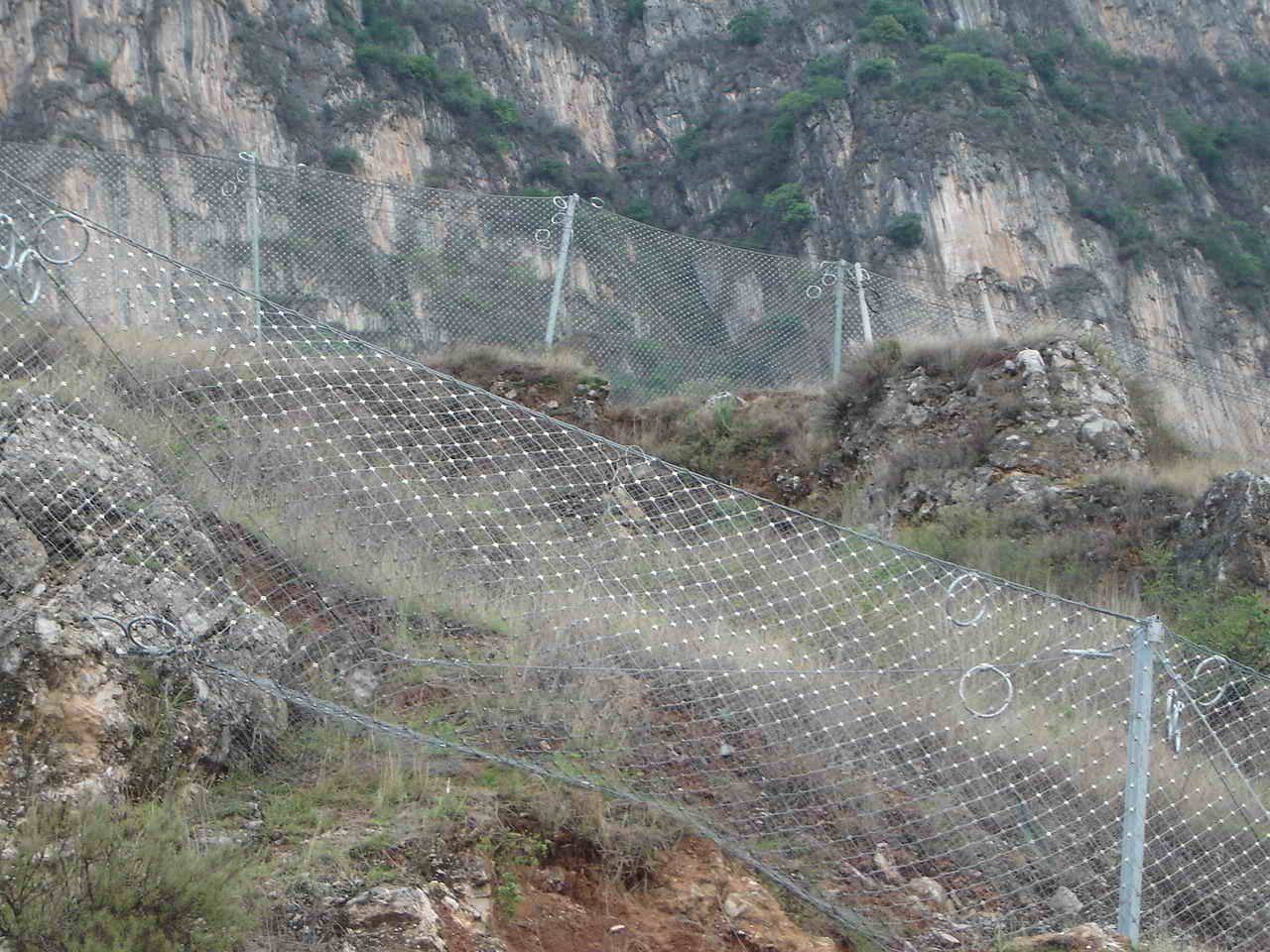 常見(jiàn)邊坡防護(hù)網(wǎng)